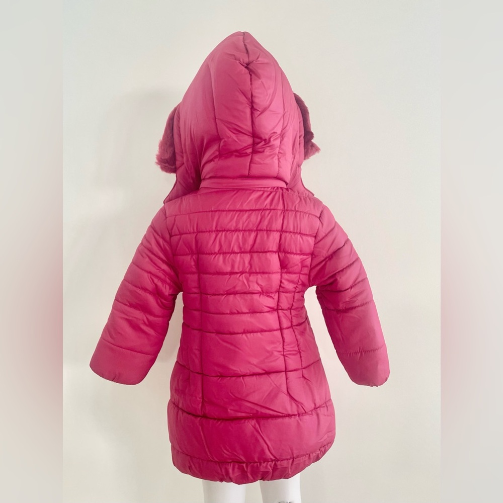 Mayoral Strawberry Padded Long Coat - Picture 4 of 6